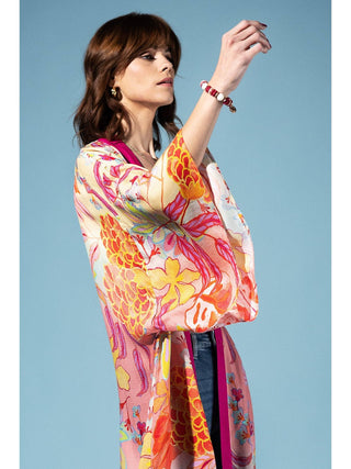 Aurora Petals Blossom One Sized Kimono product view 2 on a white background