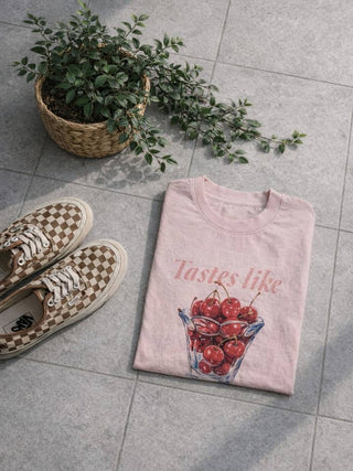 Pink Cherry Season Graphic Tee