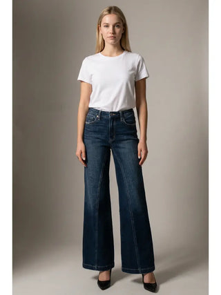 Ultra High Rise Relaxed Flare Jeans
