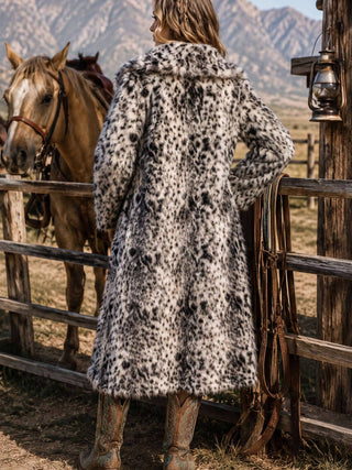 Leopard Faux Fur Coat - Faire photo 3