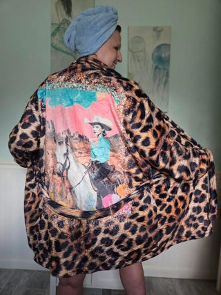 Leopard Western Cowgirl Robe view 7