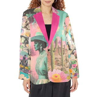 Baha Ranch Retro Pop Western Pop Cowgirl Blazer - Born To Glam