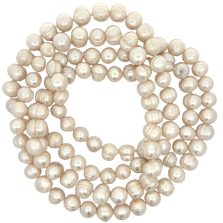 Classic Pearl Long Necklace - Born To Glam