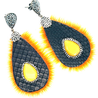 Black Queen Of The Jungle Party Earring - Born To Glam