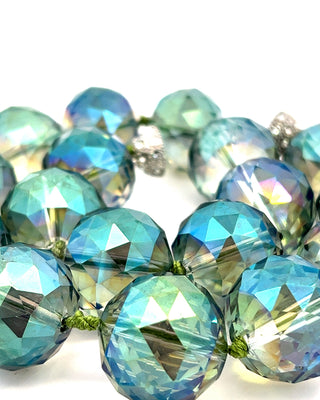 24mm Crystal Sphere Short Necklace - Born To Glam