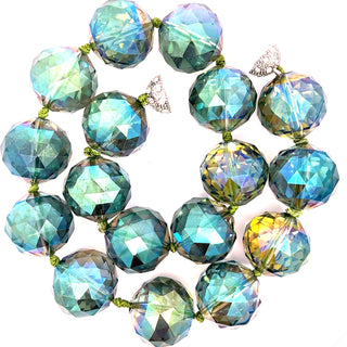 24mm Crystal Sphere Short Necklace - Born To Glam