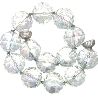 30mm Crystal Sphere Short Necklace - Born To Glam