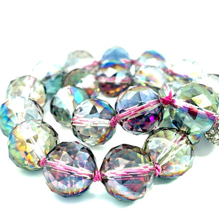 20mm Crystal Sphere Short Necklace - Born To Glam