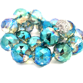 20mm Crystal Sphere Short Necklace - Born To Glam