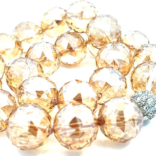 20mm Crystal Sphere Short Necklace - Born To Glam