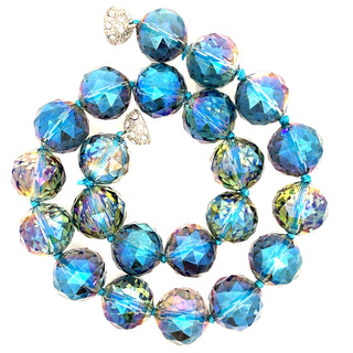 20mm Crystal Sphere Short Necklace - Born To Glam