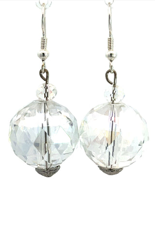 Crystal Sphere Earrings - Born To Glam