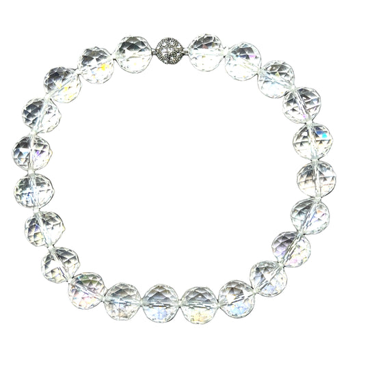 Iridescent 20mm Clear Crystal Sphere Set