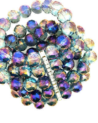 Multistrand Crystal Statement Bracelet - Born To Glam