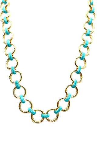 Crystal Chain Link Necklace - Born To Glam