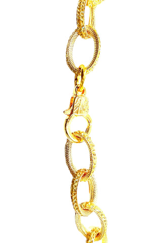Crystal Chain Link Necklace - Born To Glam