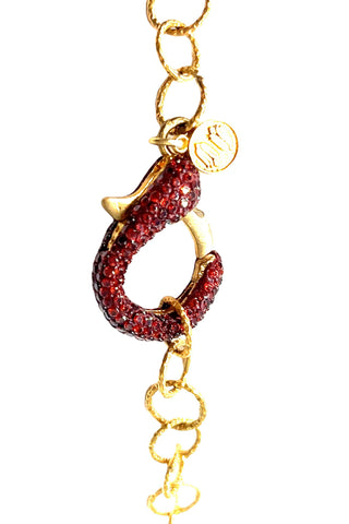 Style the Vibrant Multicolor Gemstone Necklace exclusively at Born To Glam