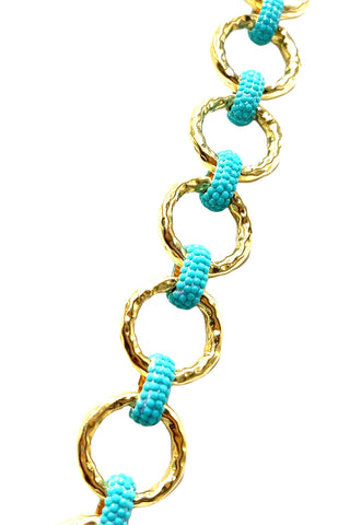 Crystal Chain Link Necklace - Born To Glam