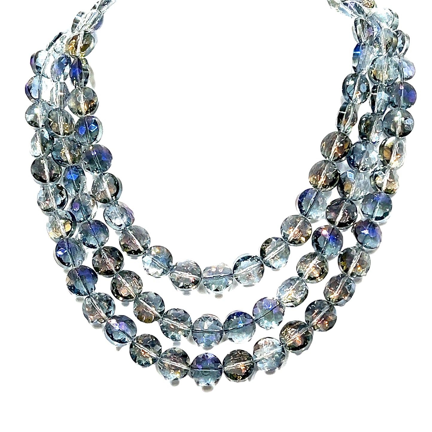 Elegant Multi-Strand Beaded Necklace - Born To Glam