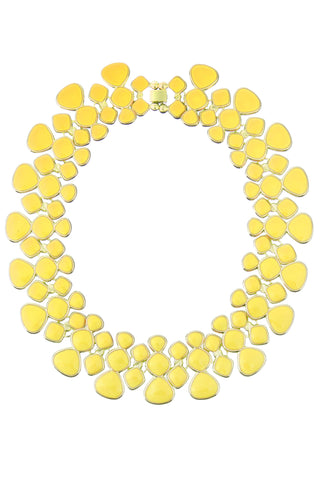 Adel Yellow Collar Necklace - Born To Glam