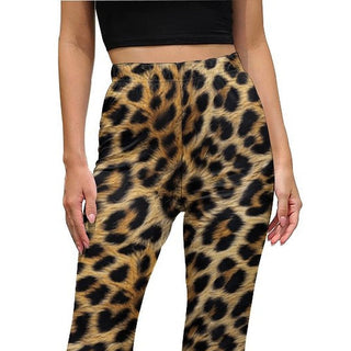 Leopard Retro Flare Pants - Born To Glam