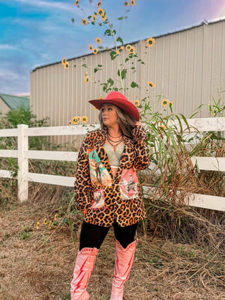 Wild West Leopard Western Blazer — Faire photo 13