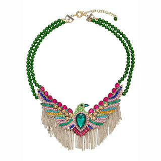 Phonix Brooch Statement Necklace
