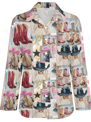 Danilo Painted Cowgirl Button-Up Top — Faire photo 3