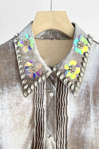 Tie Dye Rhinestones Shirts - Born To Glam