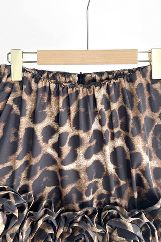 Leopard Blossom Mini Shorts - Born To Glam