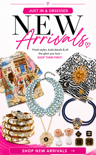 Born To Glam new arrivals featuring statement tops, necklaces, bracelets and earrings