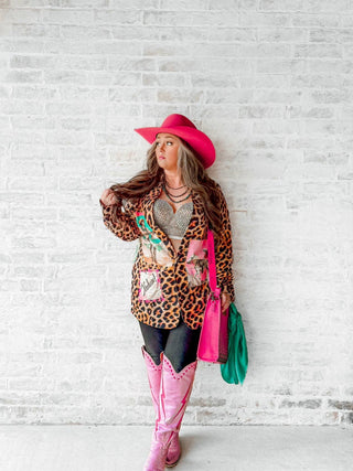 Wild West Leopard Western Blazer — Faire photo 12