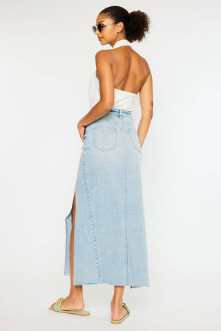 Side Panel Maxi Skirt - Born To Glam