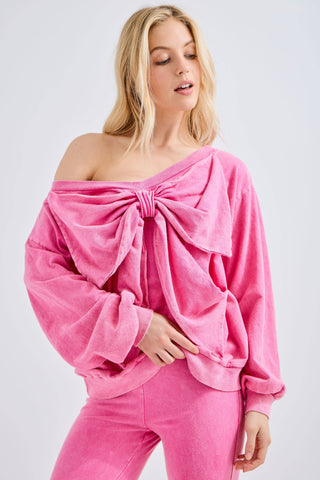 Ribbon Bow Top - Born To Glam