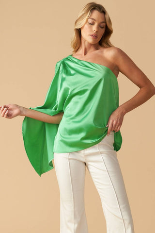 Lime Scarf Top - Born To Glam