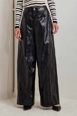 A Faux Leather Pant - Born To Glam
