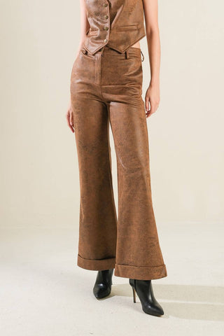 Faux Leather Pant - Born To Glam
