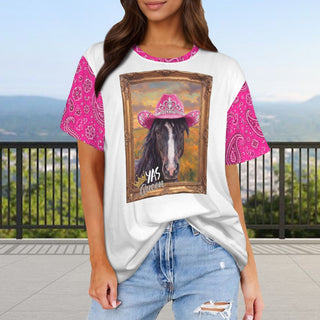Queen Horse Bandana Graphic Tee