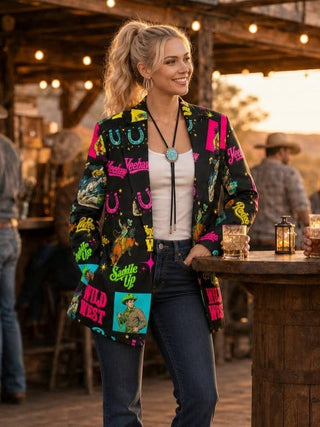Black Last Roundup Western Blazer — Faire photo 1