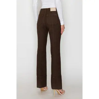 Chocolate High Rise Bootcut Jeans