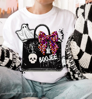 White Boojee Halloween Graphic Tee