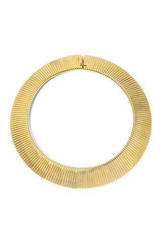 Carina Golden Collar Necklace - Born To Glam