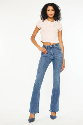 Kan Kan High Rise Bootcut Jeans - Born To Glam