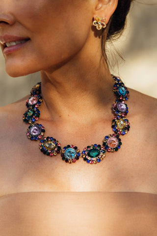 Juliet Multi Color Necklace - Born To Glam