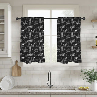 Baha Ranch Ranch Life Window Curtains 28"x40" (2-Piece) Made in America - Born To Glam