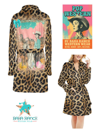 Leopard Western Cowgirl Robe — Faire photo 7