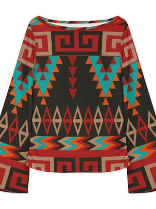 Aztec Flare Sleeve Top — Faire photo 3