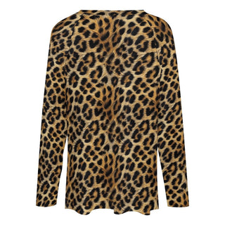 Retro Pop Leopard Cowgirl Graphic Top view 5