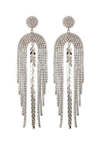 Piper Fringe Statement Earrings - Born To Glam
