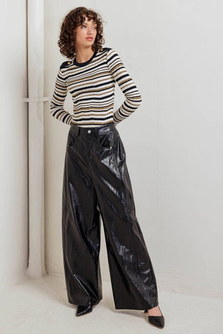 A Faux Leather Pant - Born To Glam
